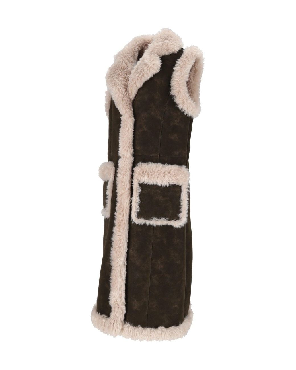 Bully Multicolor Fake Fur Waistcoat