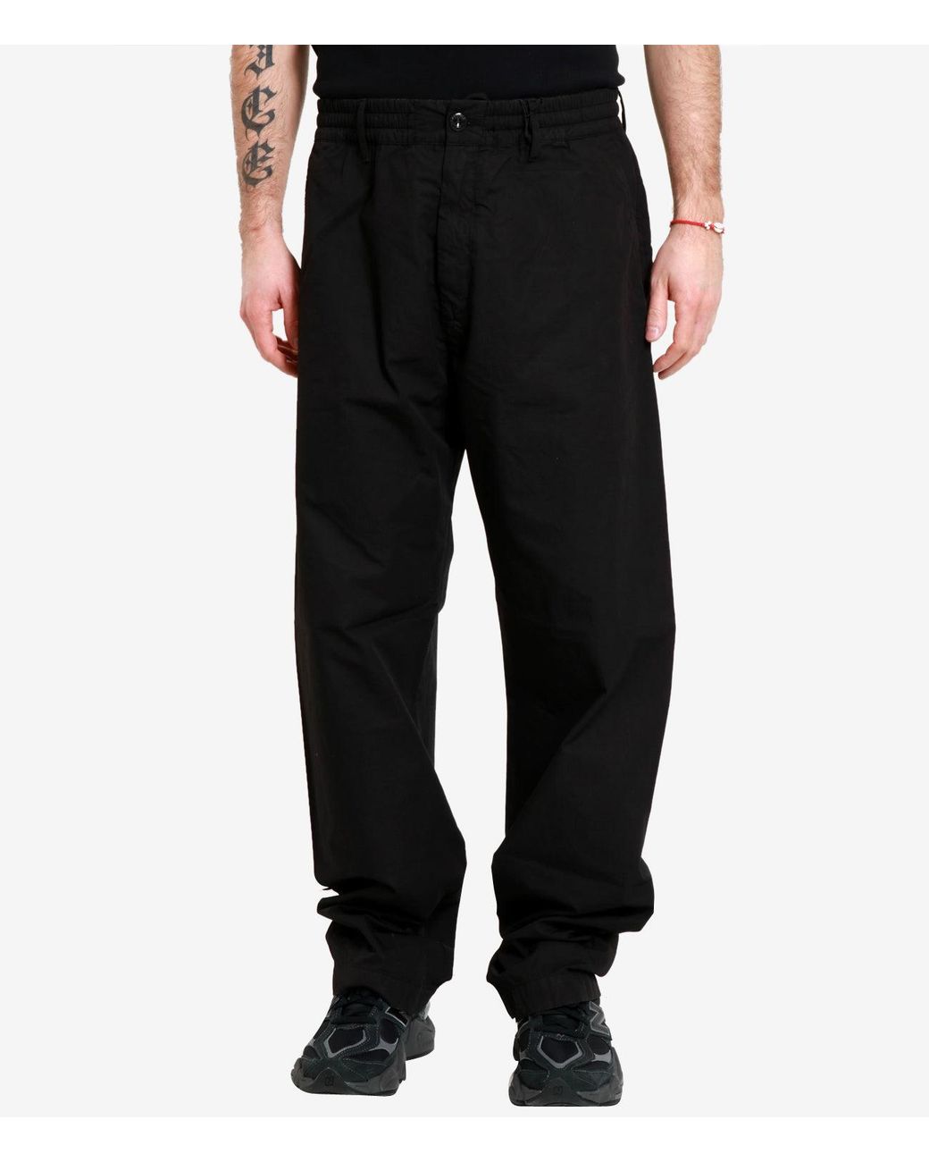 C P Company Black Trousers for men
