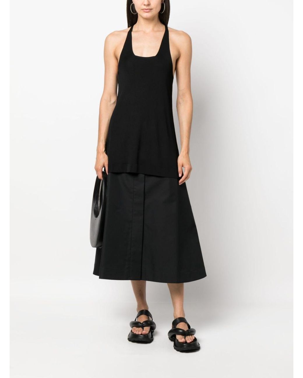 Studio Nicholson Black Cross Back Vest for men