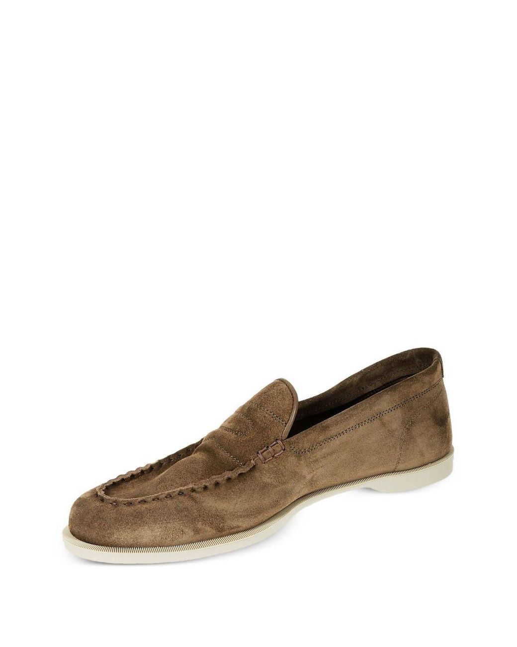John Lobb Brown Pace Wildleder-Loafer