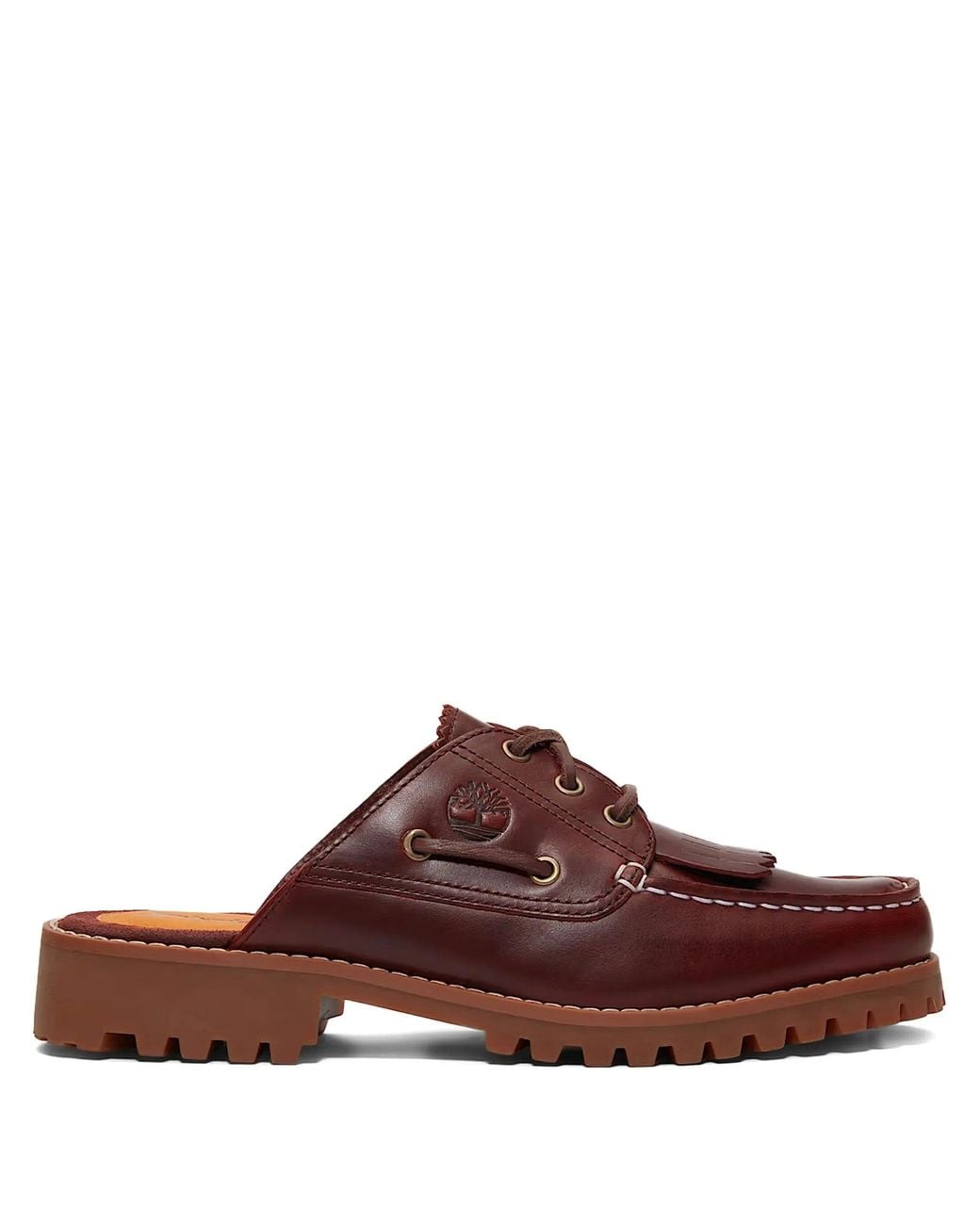 Timberland Brown Auth Mule Shoe Brgnd