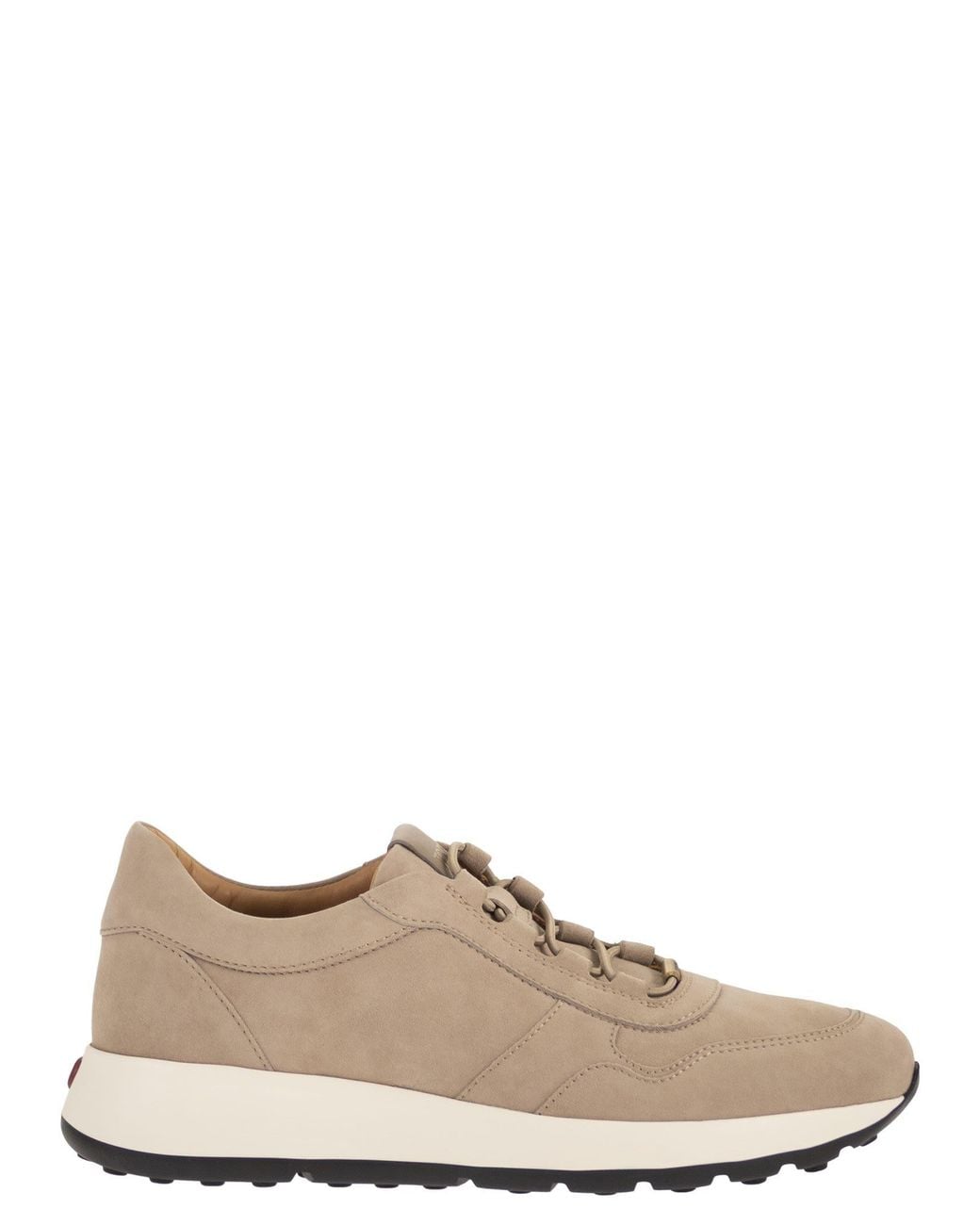 Tod's Brown Goatskin Suede Sneakers