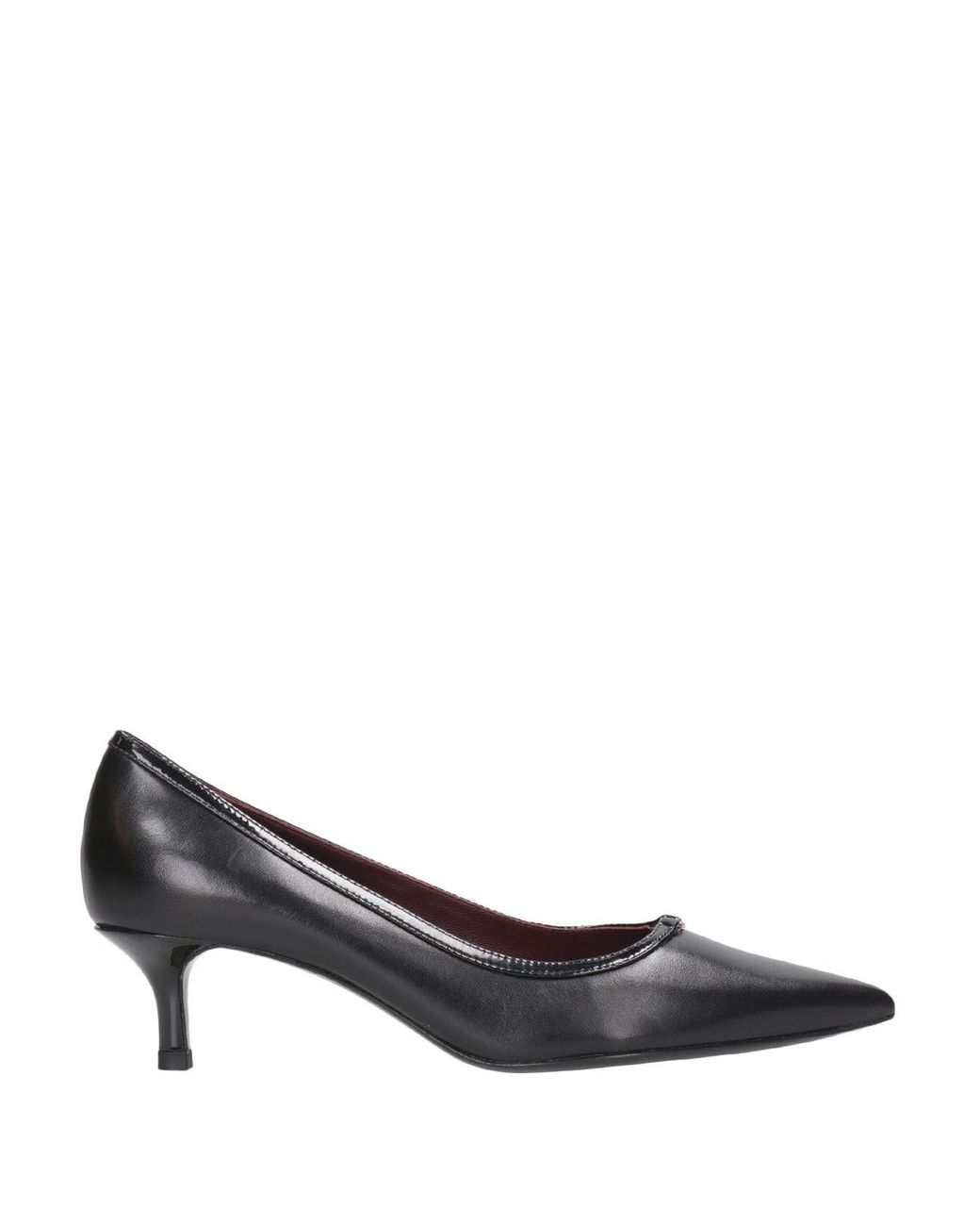 Tory Burch Gray Mit schwarzem Absatz