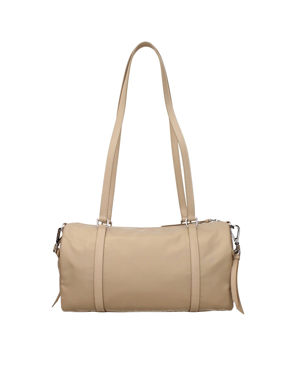 Prada Natural Shoulder Bags Of Or Camel Fabric
