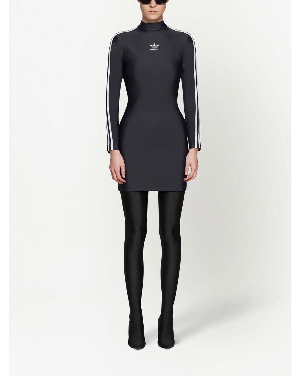 adidas x Balenciaga Blue Logo Sports Mini Dress