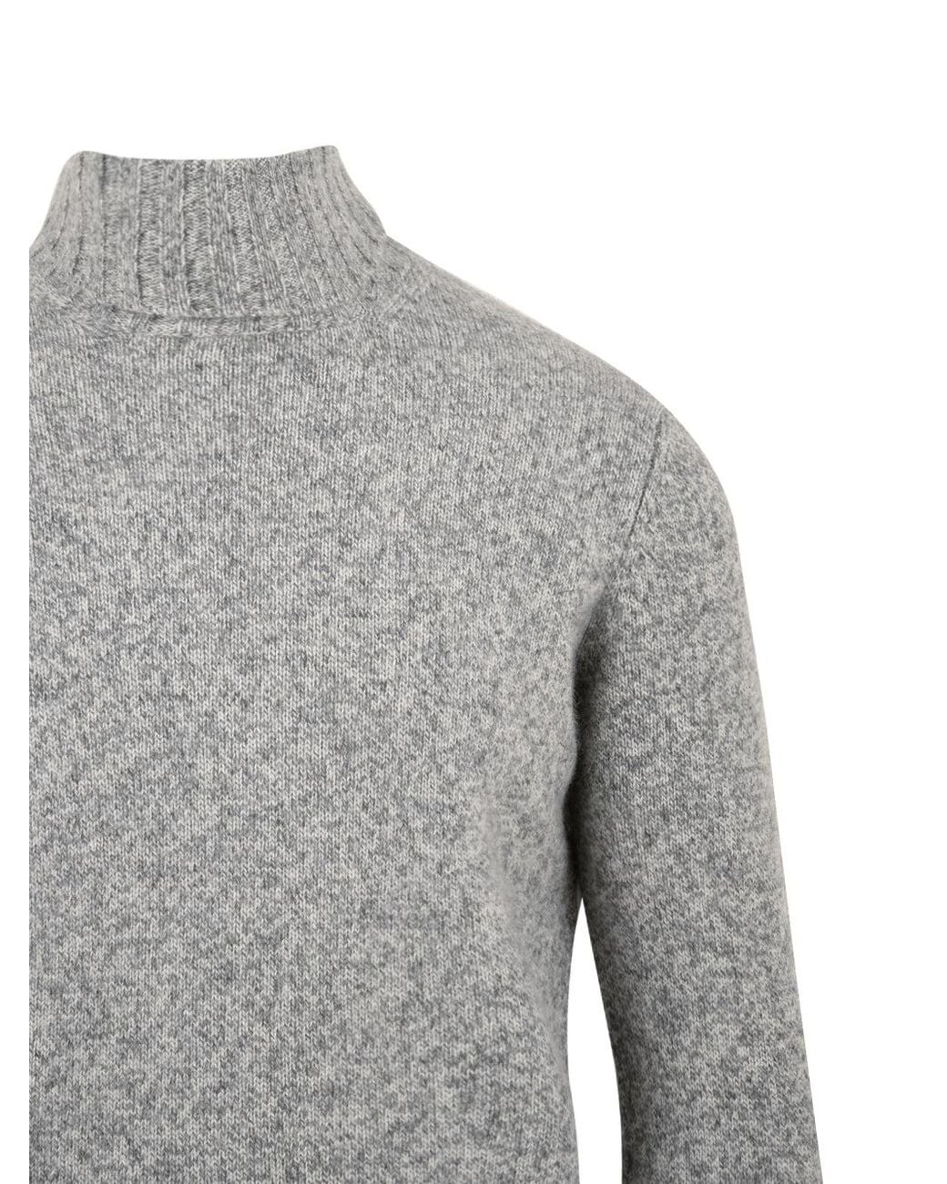 Filippo De Laurentis Gray Sweaters for men