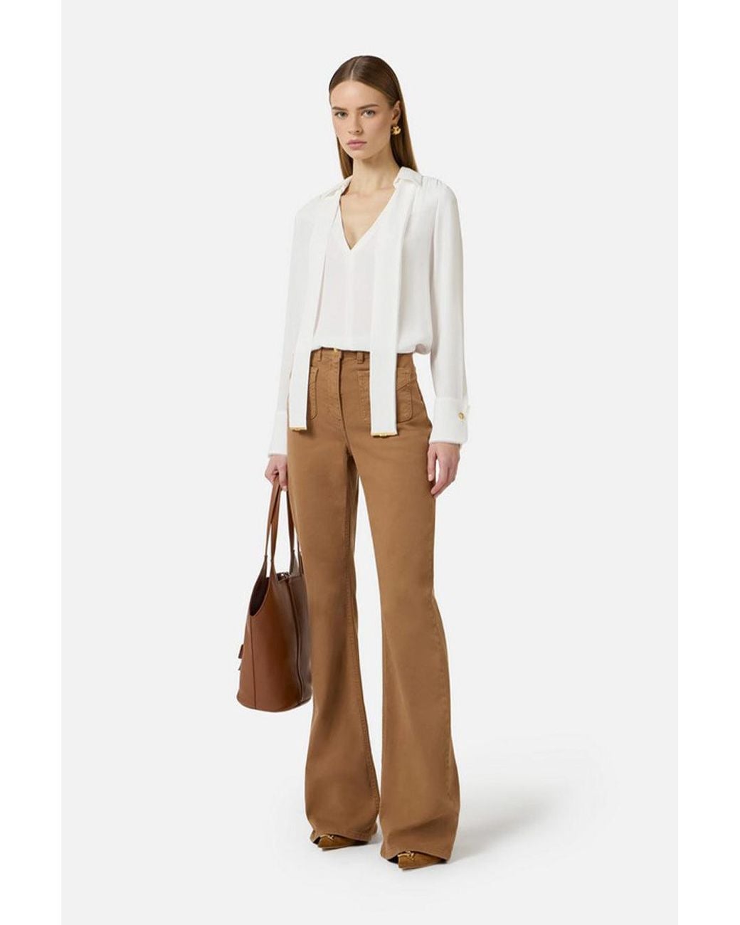 Elisabetta Franchi White Elisabetta Franchi Ivory