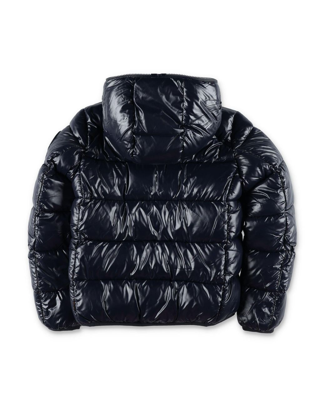 Save The Duck Blue Boy's Puffer Jacket With Hood