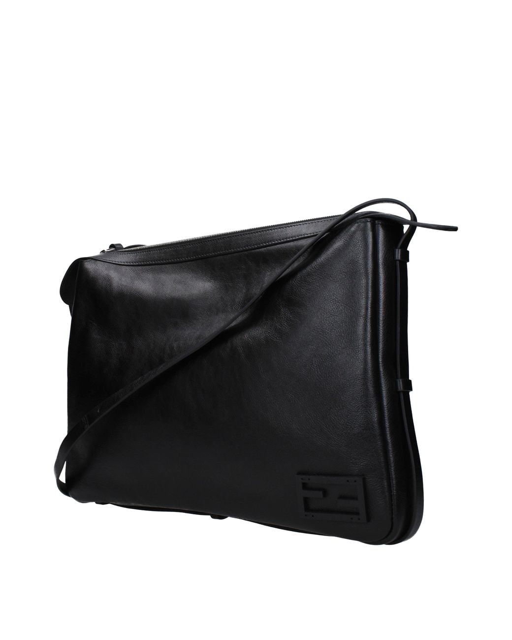 Fendi Black Borse A Tracolla Simply Donna Pelle Nero
