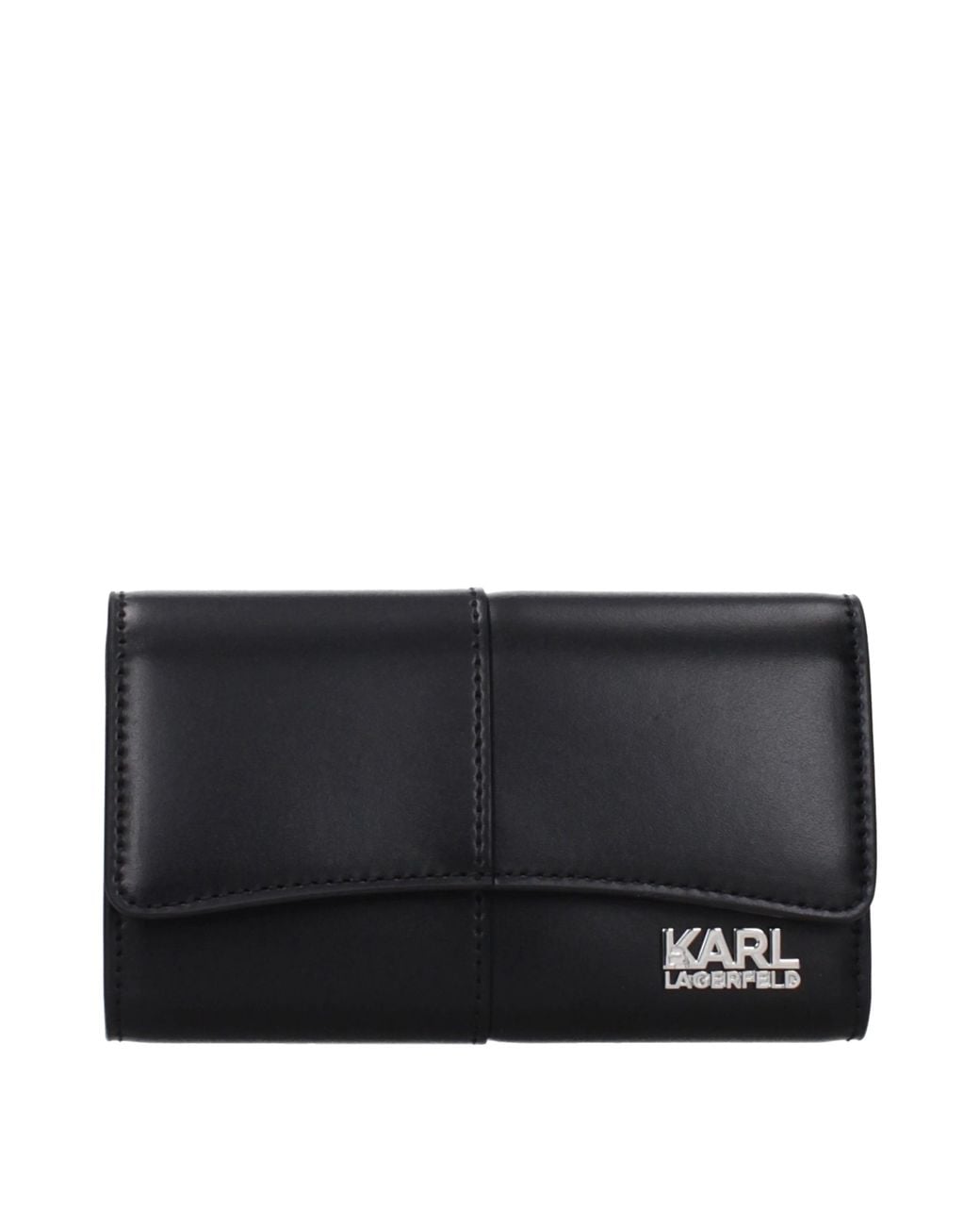 Karl Lagerfeld Black Kore Wallet Polyurethane