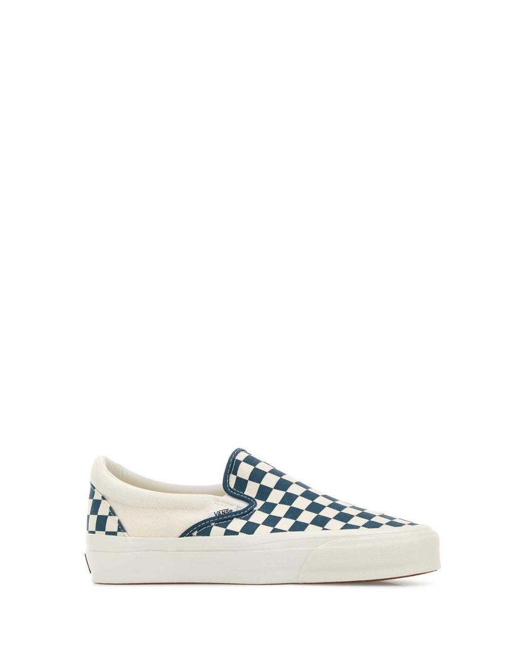 Vans White Lx Classic Slip-On 98 Checkerboard Stargazer for men