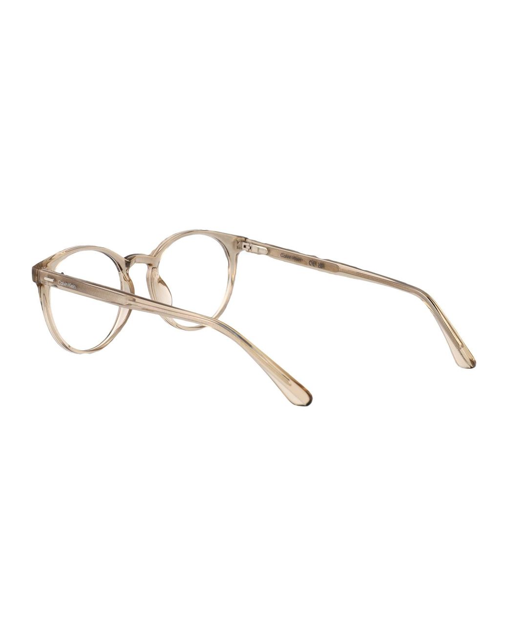 Calvin Klein Brown Crystal Acetate Glasses