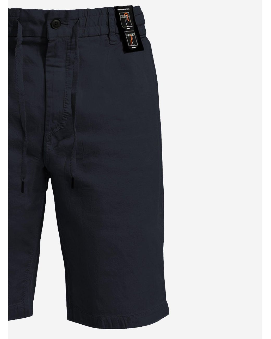 Boss Blue Stretch Cotton Pants for men