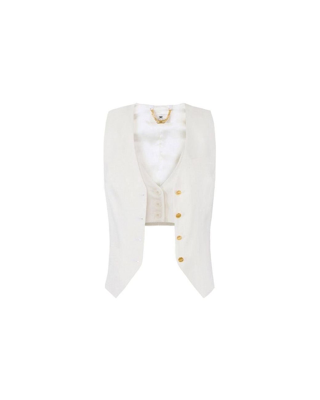 Elisabetta Franchi White Elisabetta Franchi Ivory
