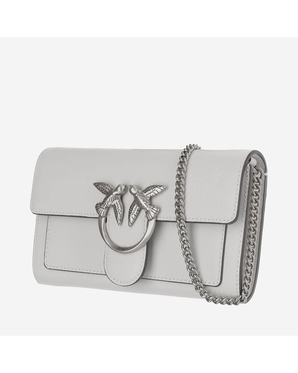 Pinko Gray Love Simply Wallet