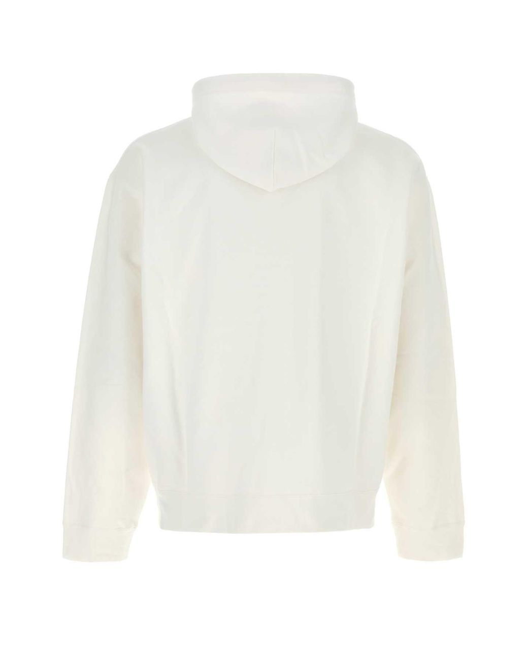 Balenciaga White Cotton Oversize Sweatshirt for men