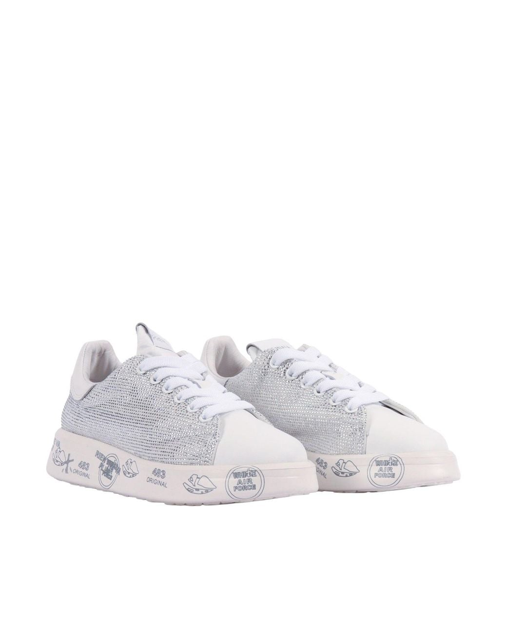 Premiata White Sneaker Belle