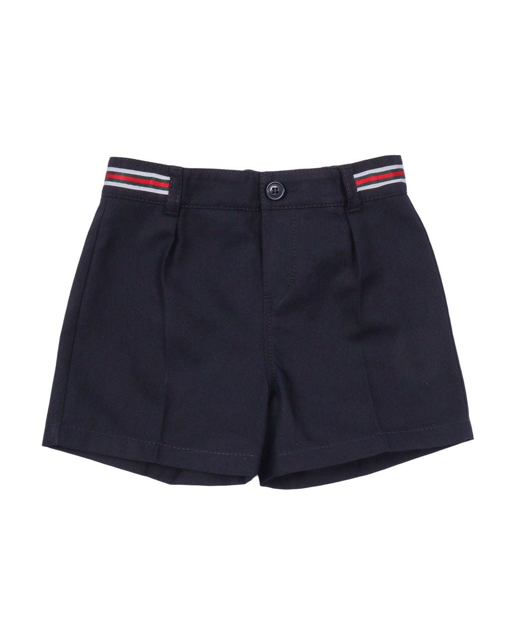 Gucci Blue B Bermuda Light Cotton Canvas