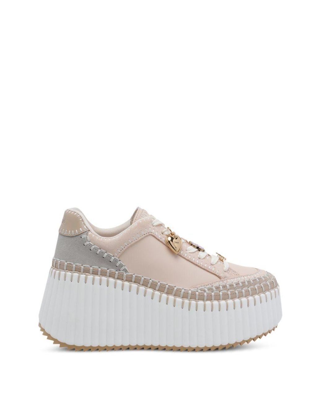 Chloé White Nama Sneaker
