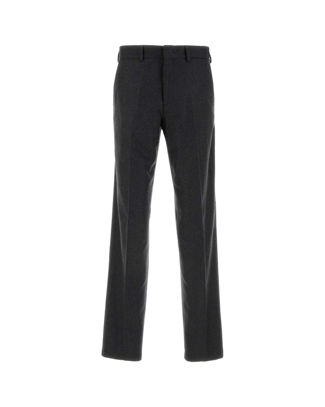 Fendi Black Dark Stretch Cashmere Pant for men