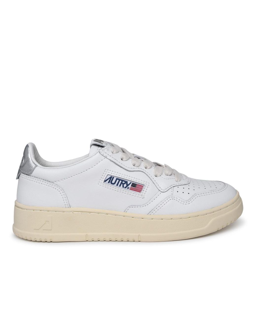 Autry White Medalist Lear Sneakers