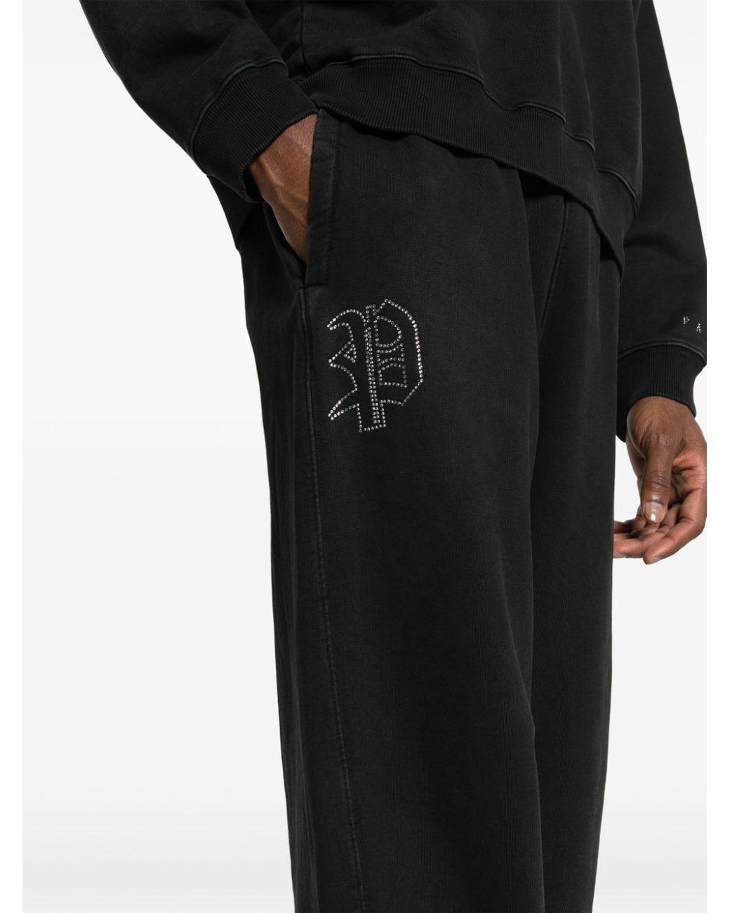 Paura Black Rasha Joggers for men