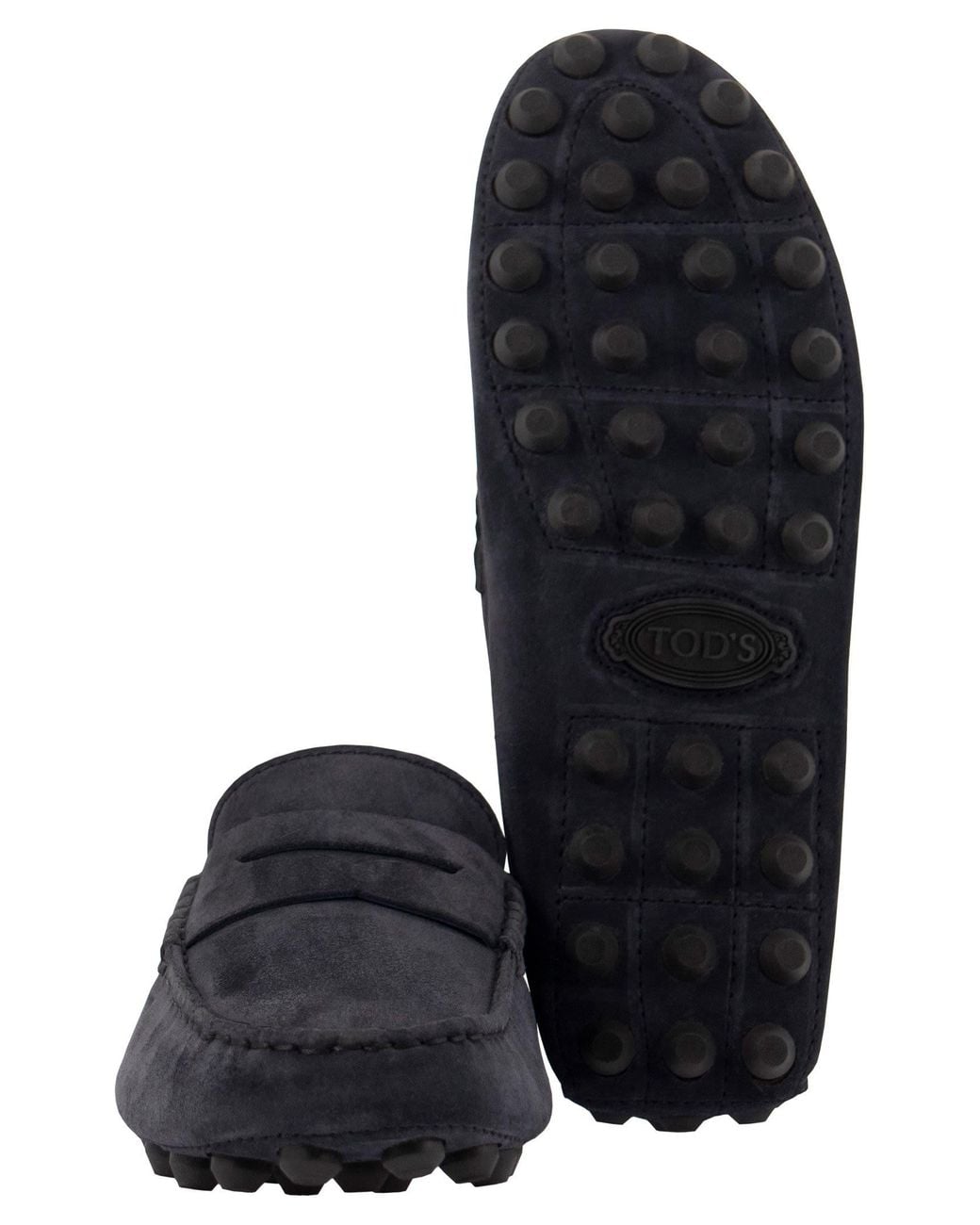 Tod's Black Suede Moccasin Moccasin for men
