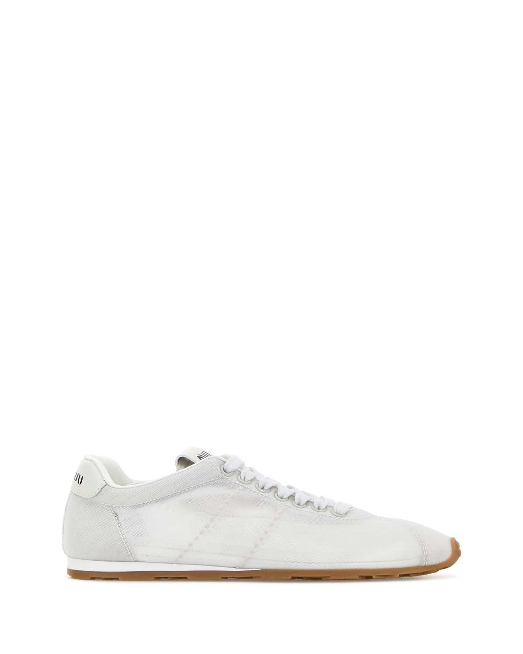 Miu Miu White Logo Sneakers