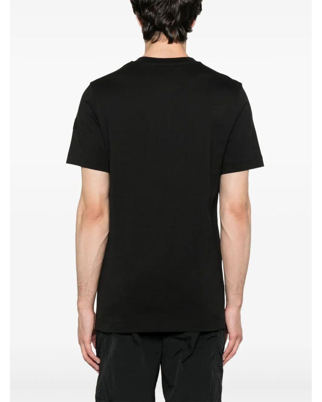 Moncler Black Ss T Shirt for men