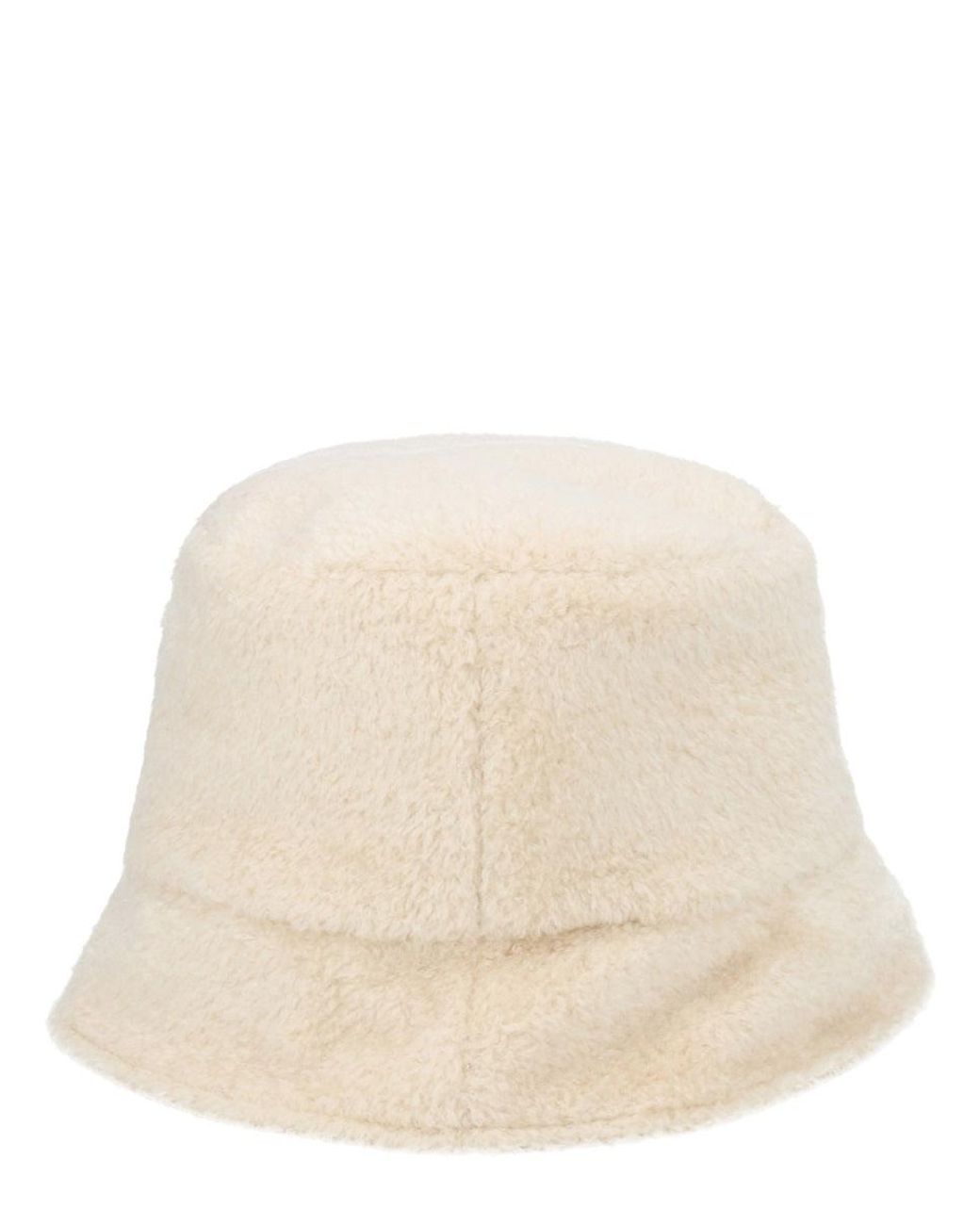 Moncler Natural Bucket Hat Teddy Effect