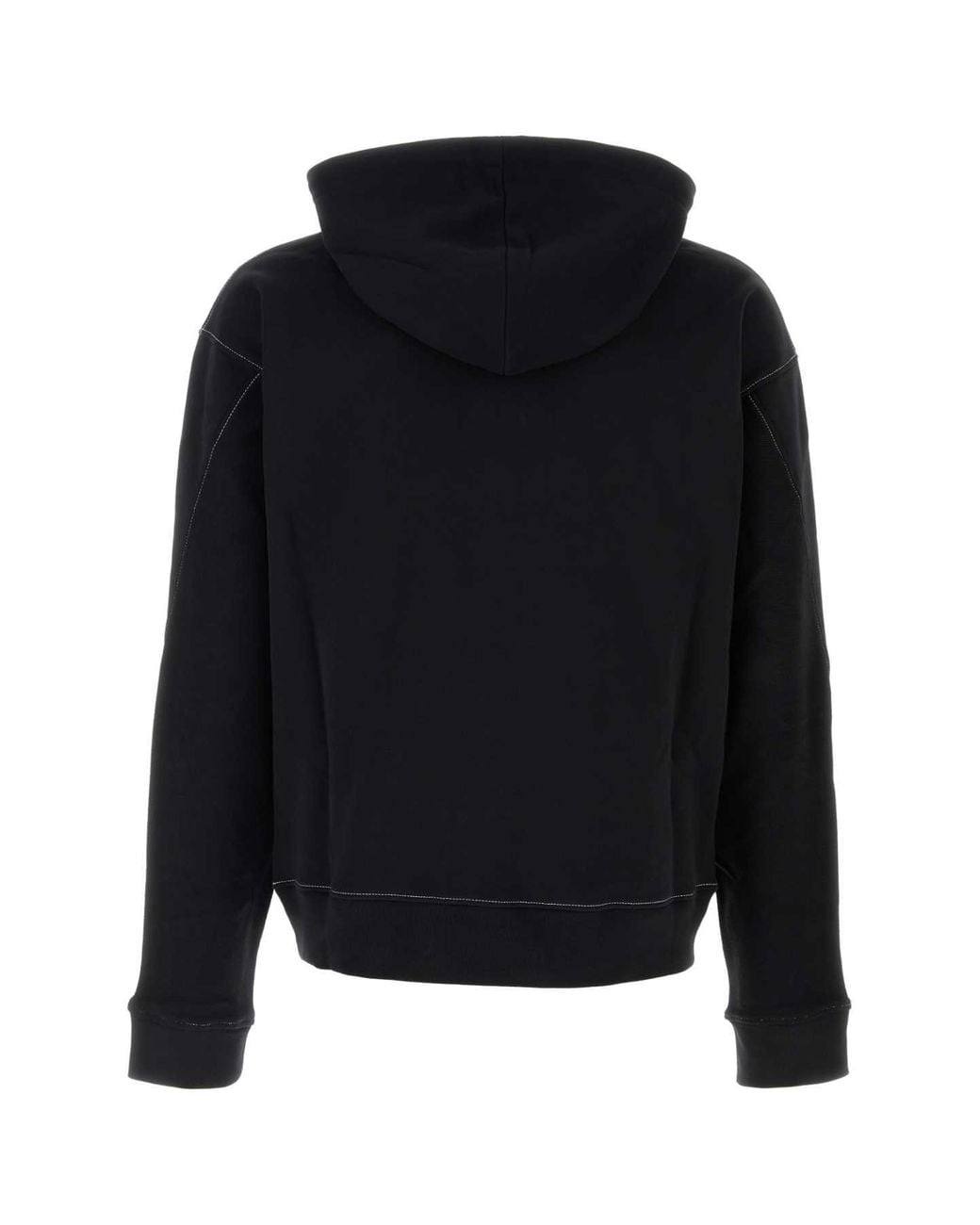 Moschino Black Regular Logo Hoodie for men
