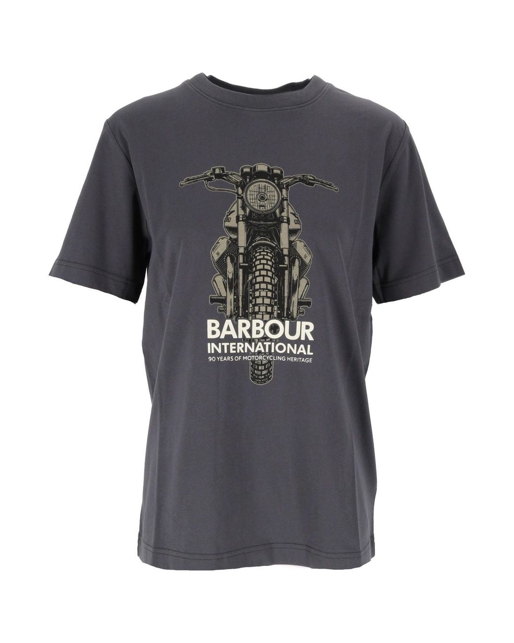 Barbour Black Causey Graphic T Shirt