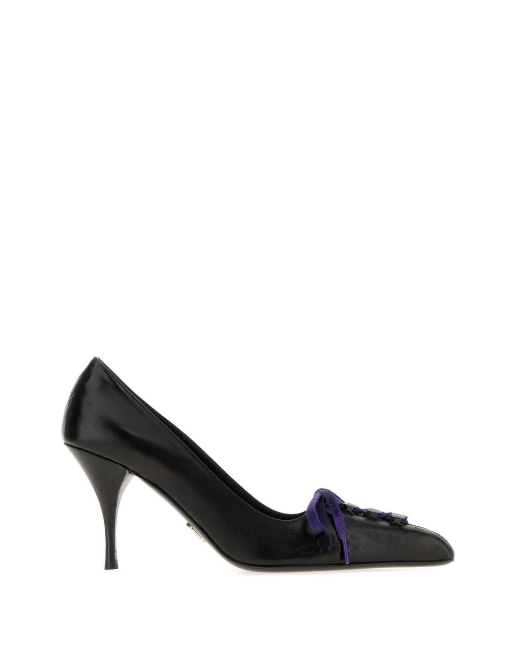 Prada Black Leather Pumps