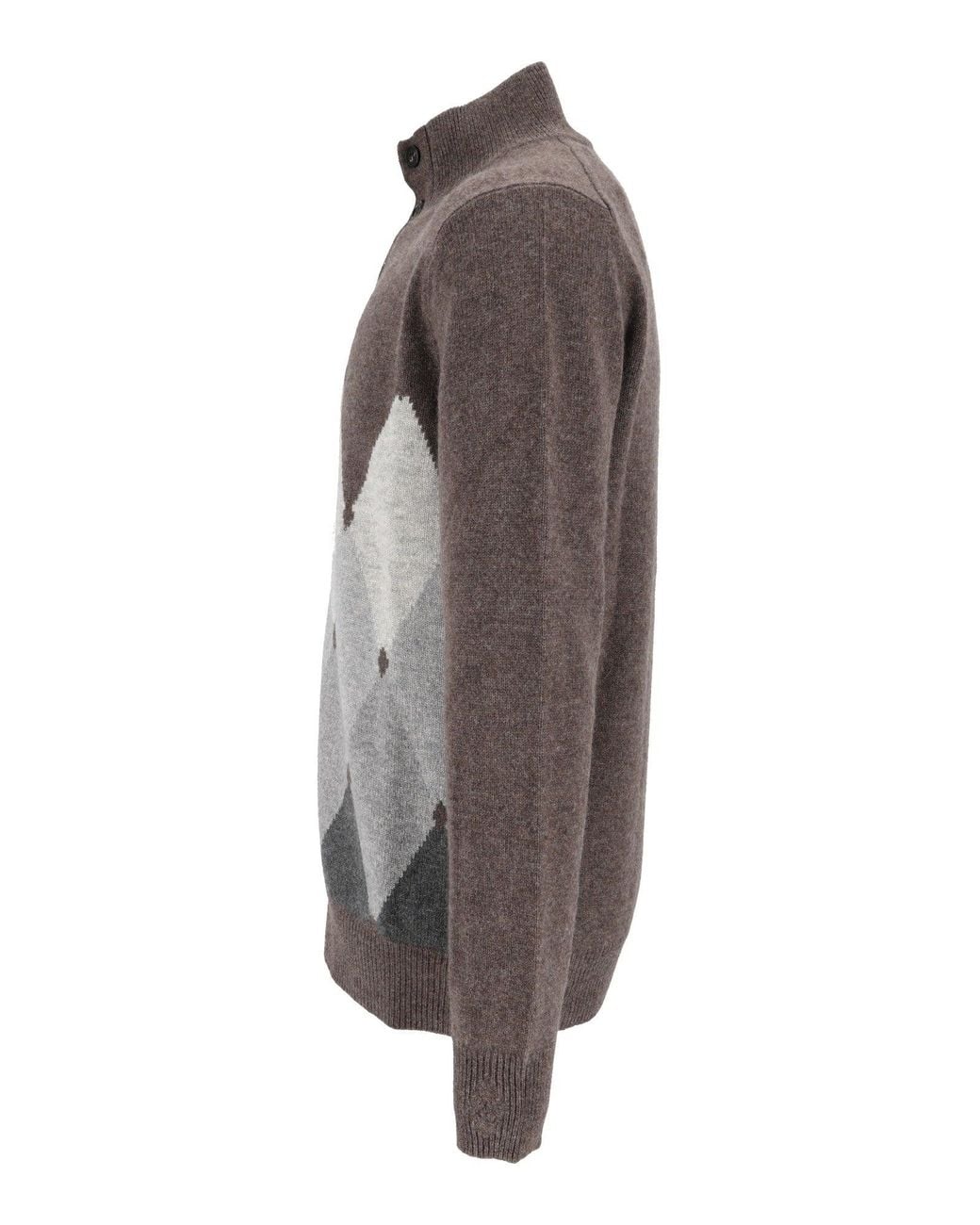 Ballantyne Gray Full Button Cardigan