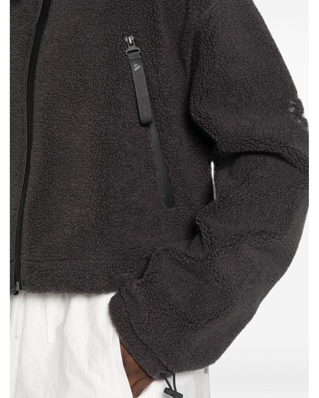 Adidas By Stella McCartney Black Zipped Hoodie