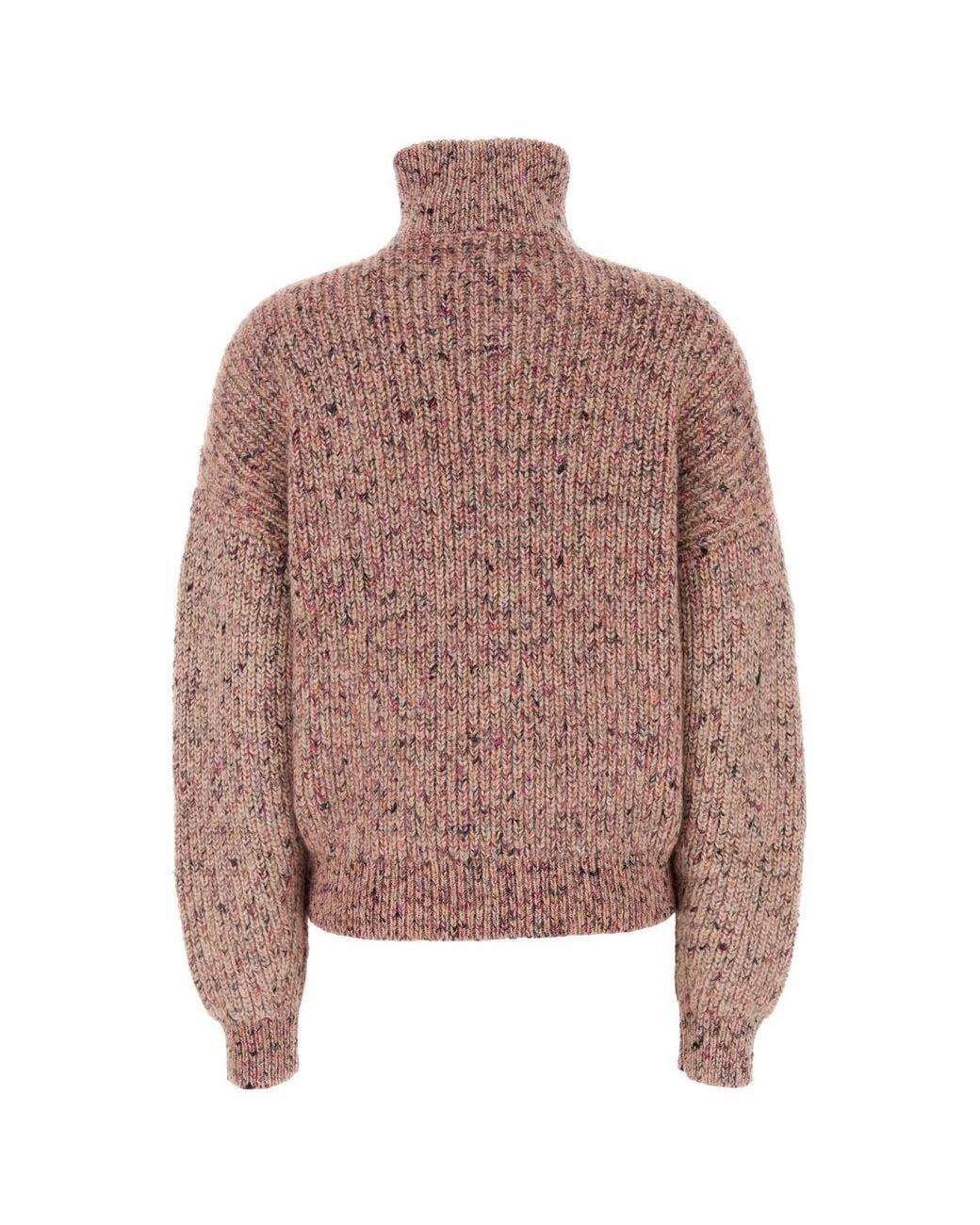Isabel Marant Brown Alpaca Blend Anita Sweater