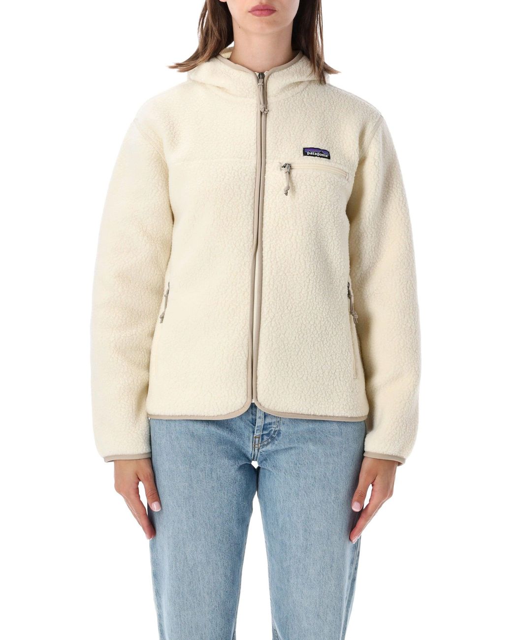 Patagonia Blue Retro Pile Hoody Fleece