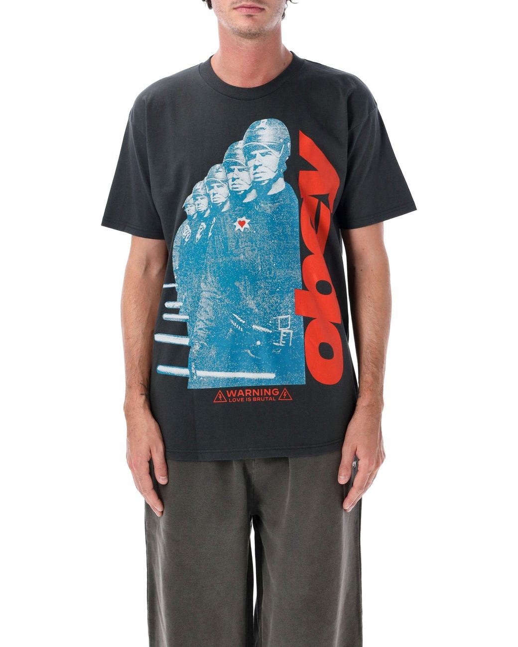 Obey Blue T Shirts And Polos