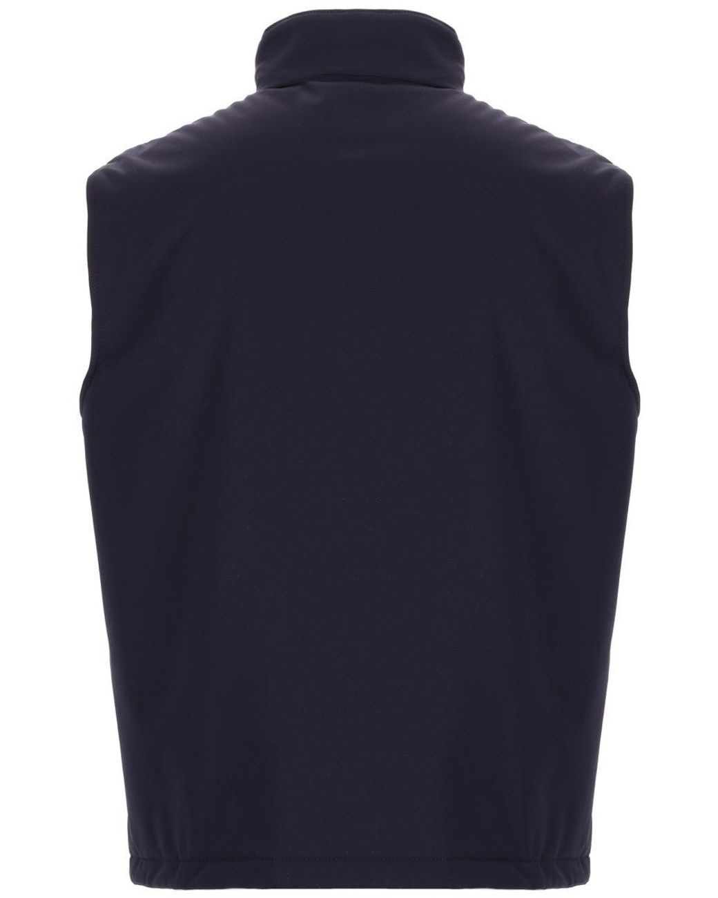Fay Blue Turtleneck Vest for men