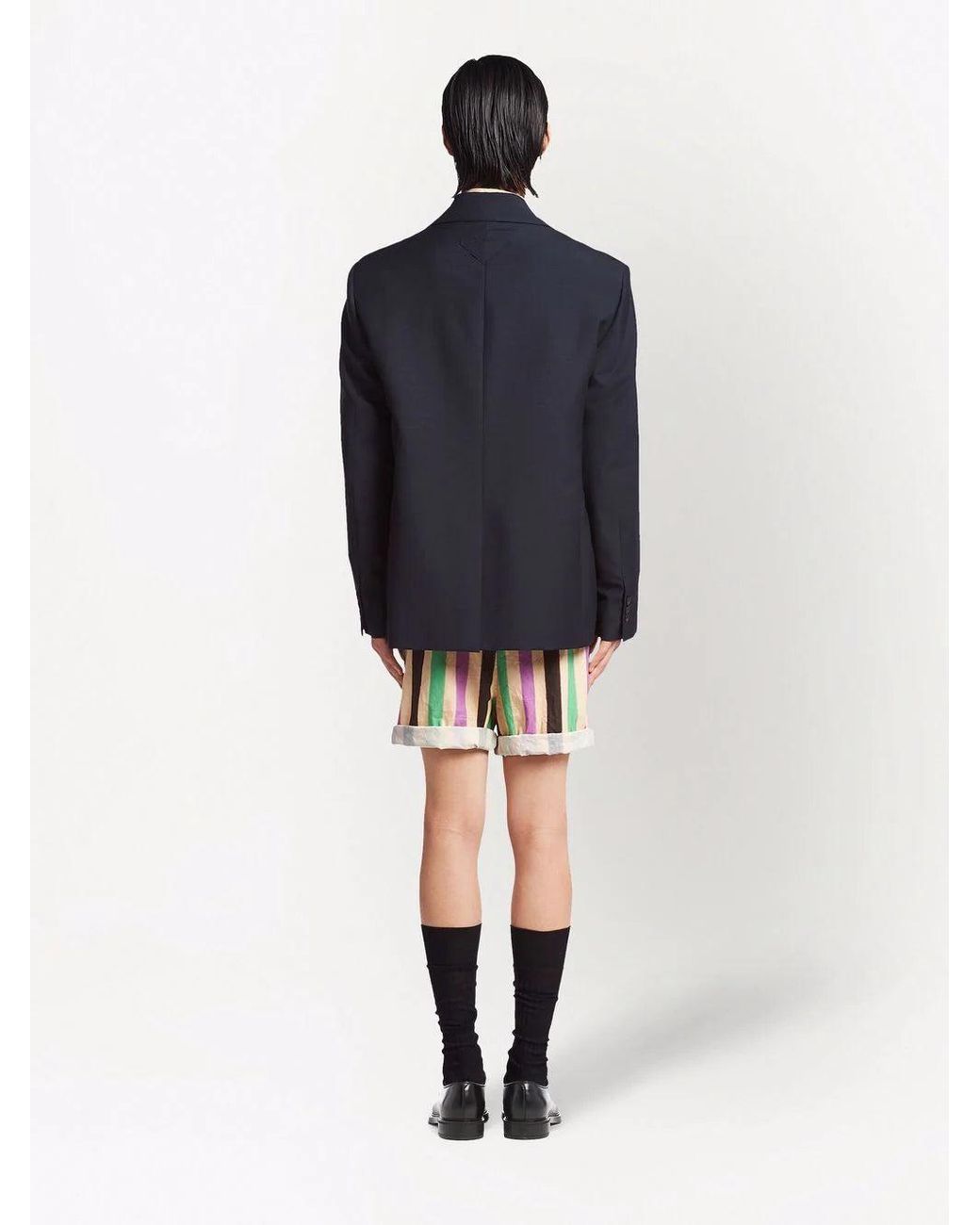 Prada Wollen Blazer in het Blue