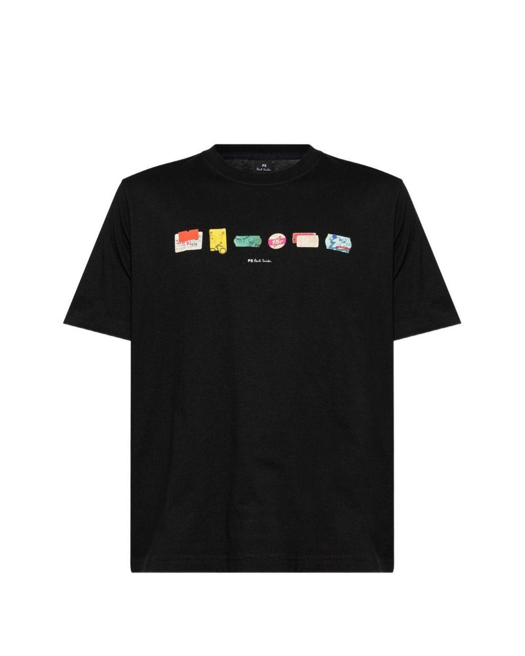 Paul Smith Black A Row Cotton T Shirt