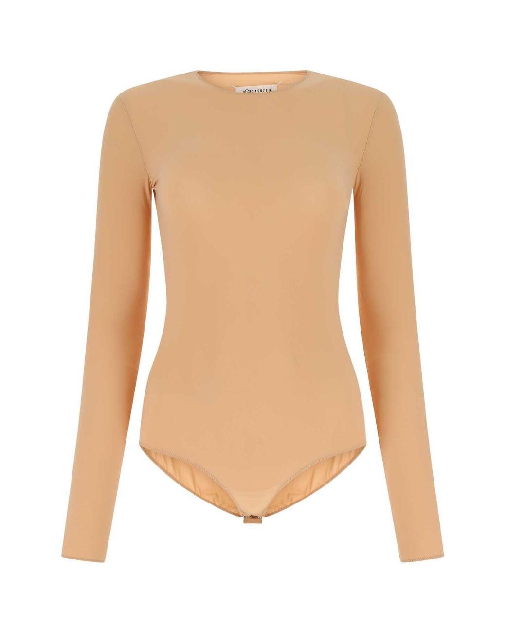 Maison Margiela White Skin Stretch Nylon Bodysuit