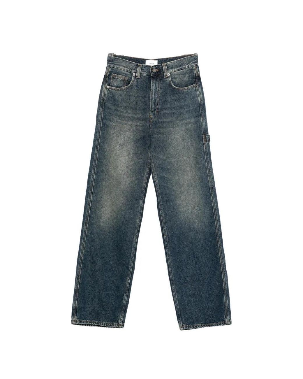 Haikure Blue Cotton Jeans