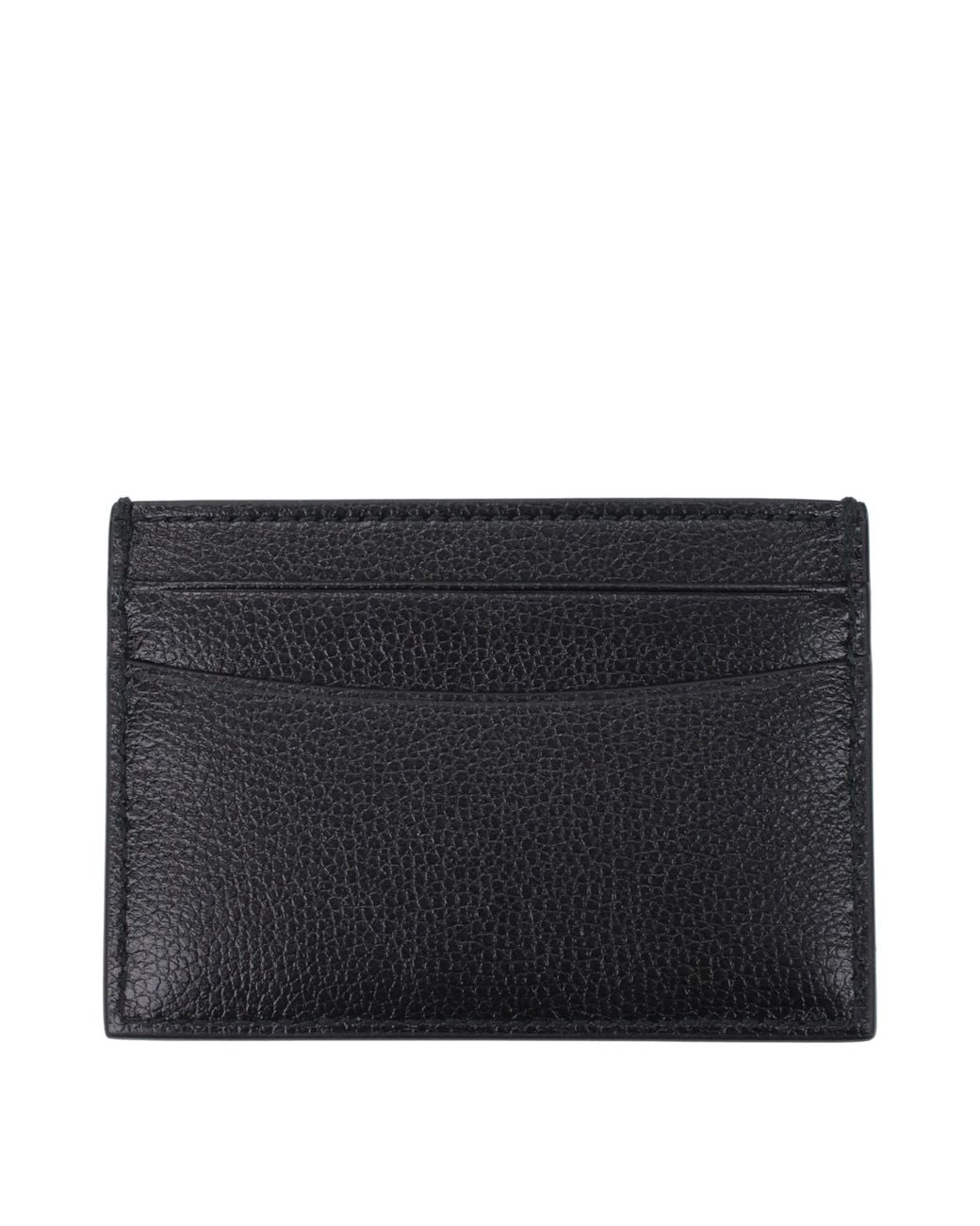 Bally Black Document Holder Leather