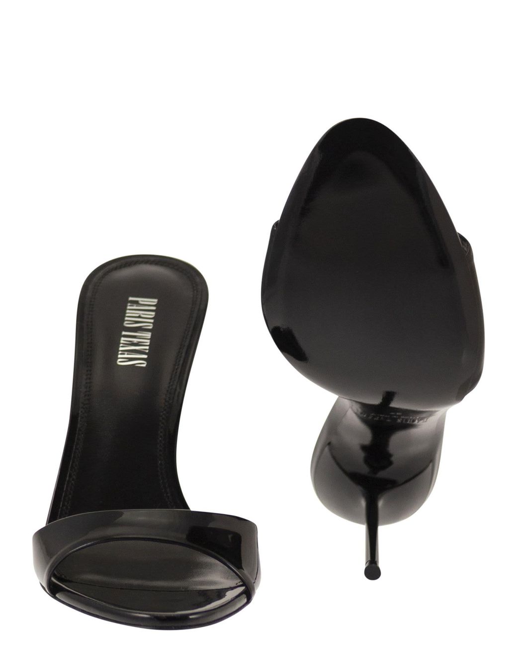Paris Texas Black Lidia Mule 105