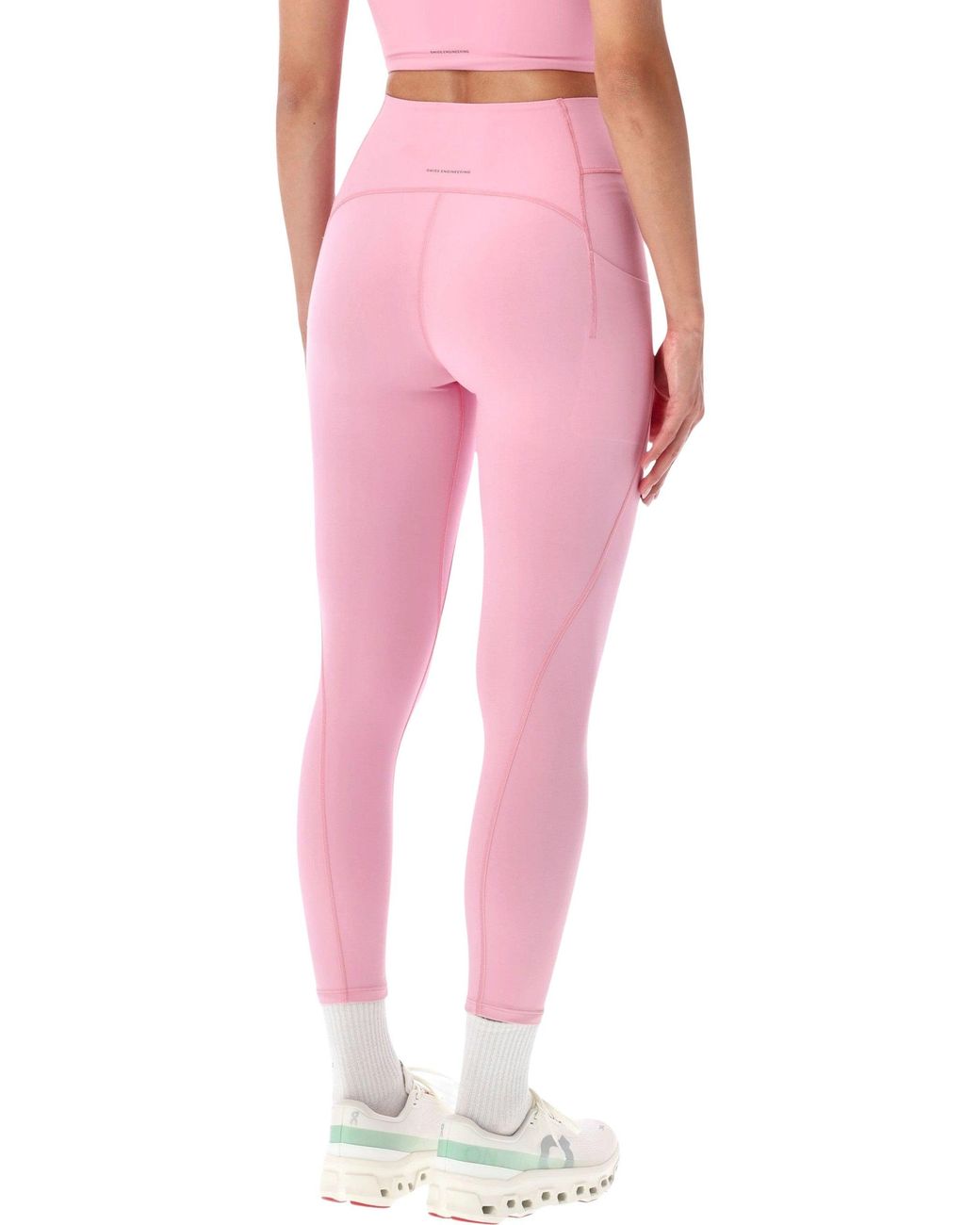 On Shoes Pink High-Waisted Performance Leggings