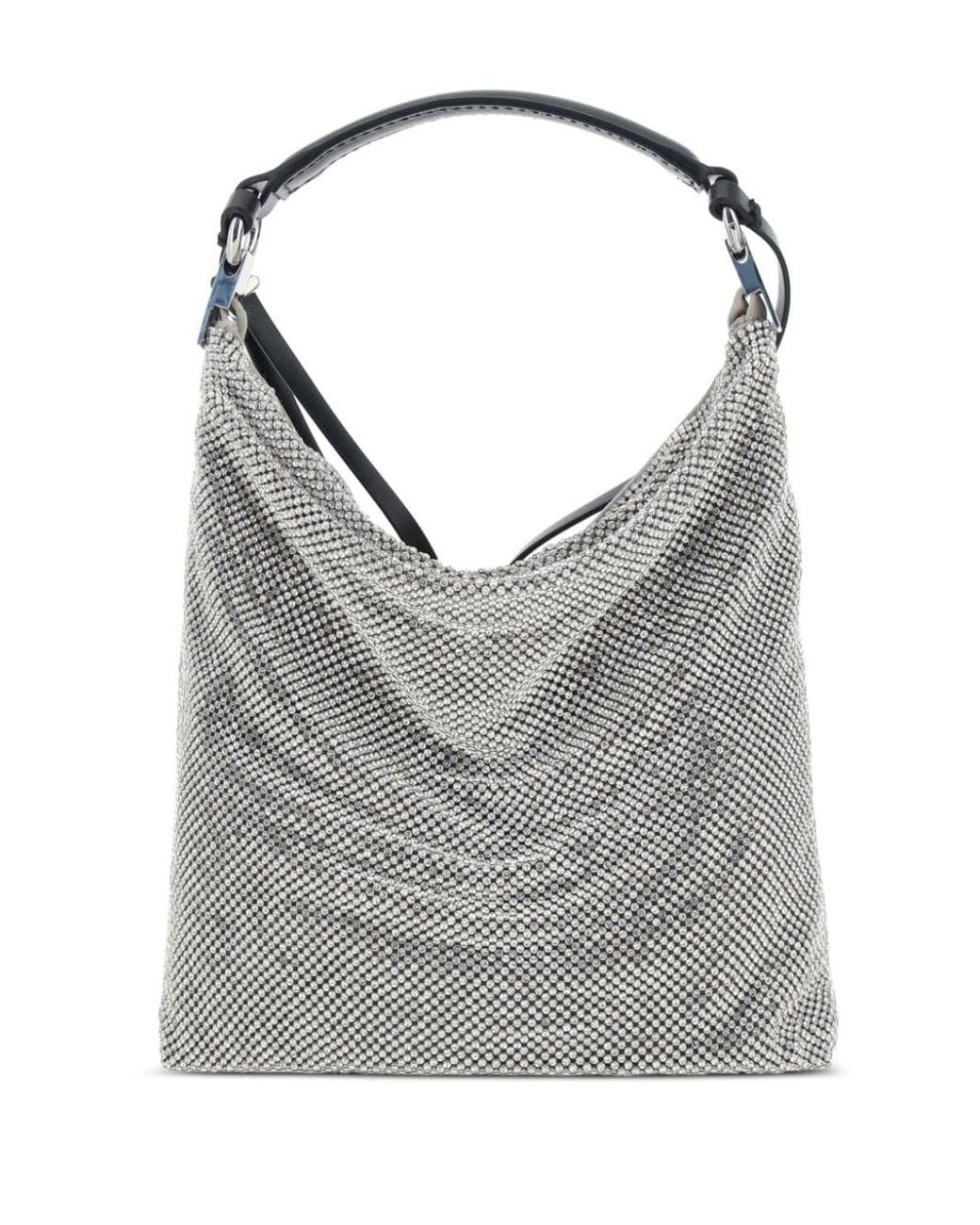 Benedetta Bruzziches Gray Bella Ciao Shoulder Bag