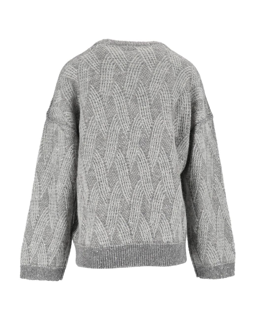 Peserico Gray Strickpullover