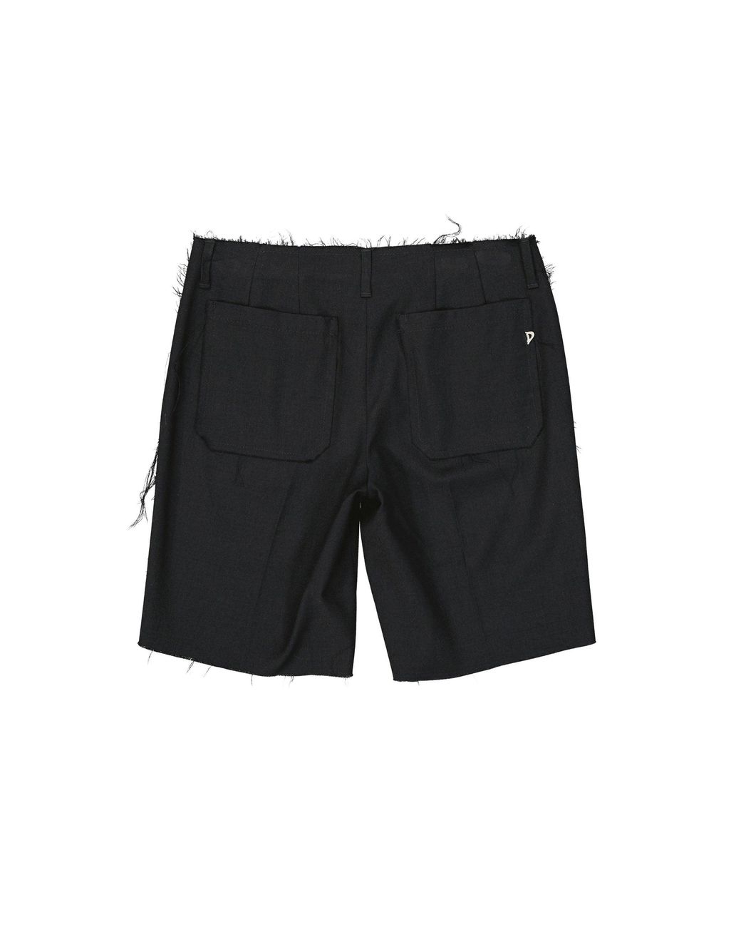 Dondup Black Virgin Wool Shorts
