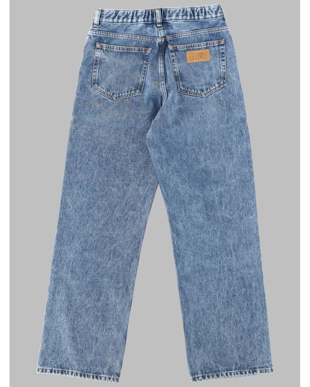 MM6 by Maison Margiela Blue Kids Trousers